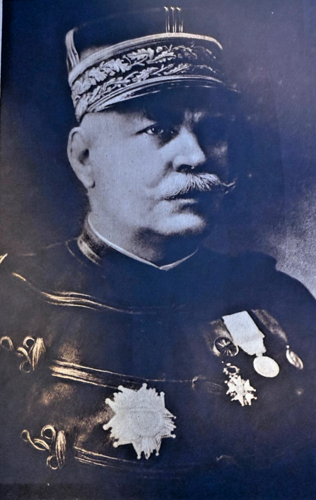 1915 Vintage Illustration French General Joseph Joffre