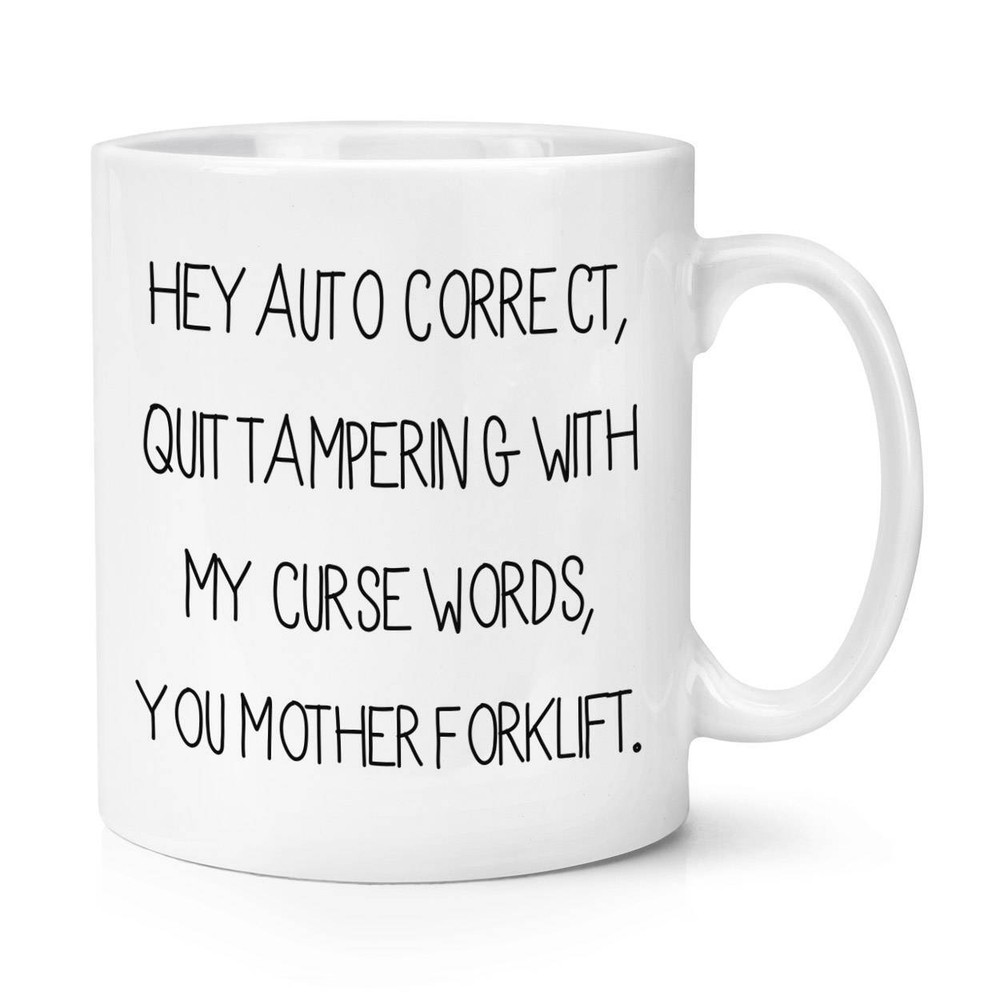 Funny Auto Correct Coffee Mug with Humorous Typo Design