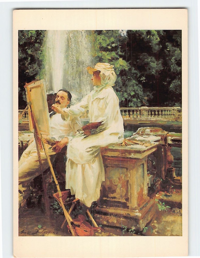 Postcard The Fountain Villa Torlonia By John Singer Sargent Frascati Italy