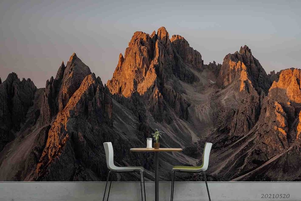 3D Mountain Rock Landscape Wall Murals Wallpaper Murals Wall Sticker