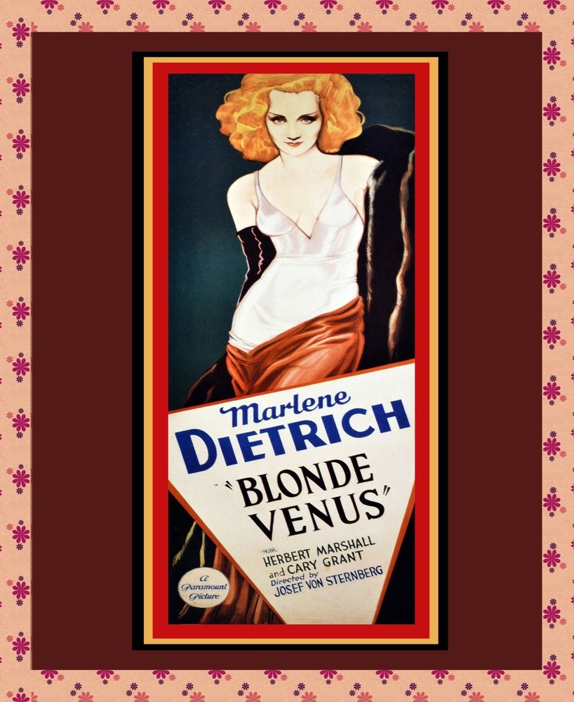 8577.Decoration movie Poster.Home Room wall art design.Blonde Venus.Dietrich