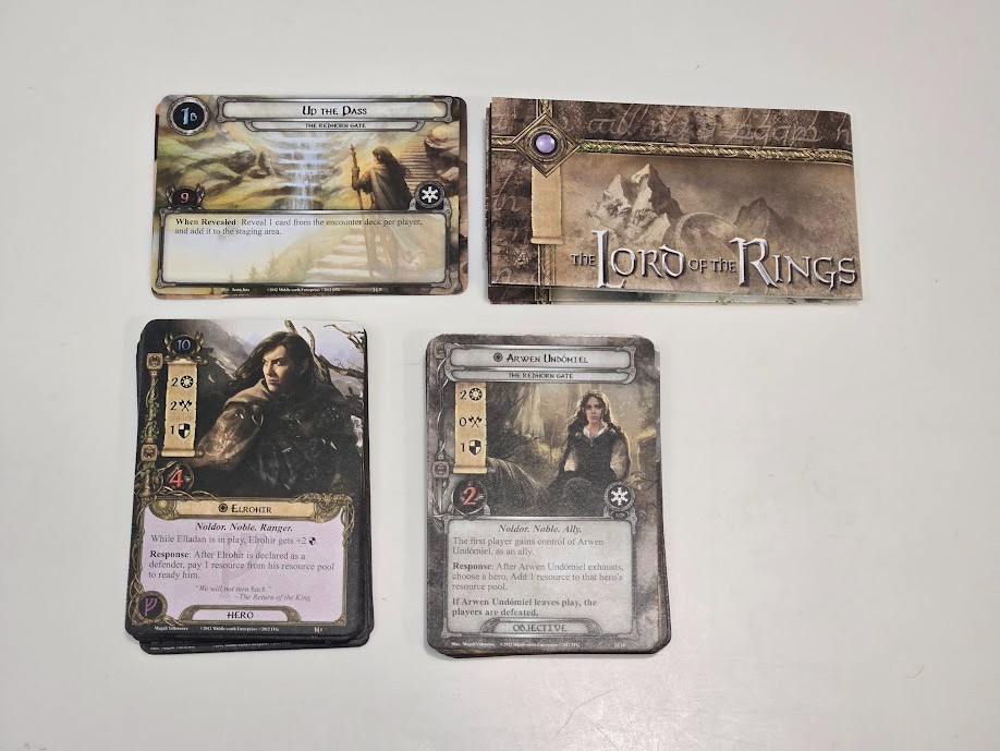 The Lord of the Rings Card Game The Redhorn Gate Adventure Pack (Used)