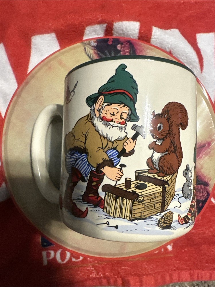 Woodland Elves Mug by Fitz and Floyd Coffee Cup 1993