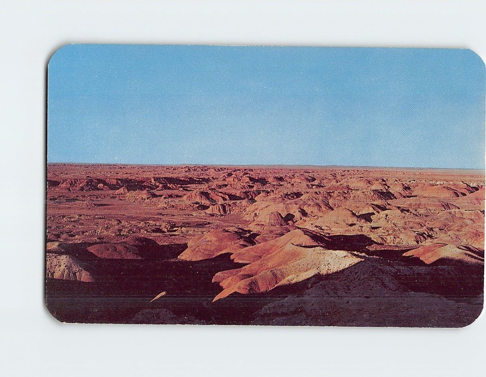 Postcard Sunset Painted Desert Arizona from Highway 66 USA North America