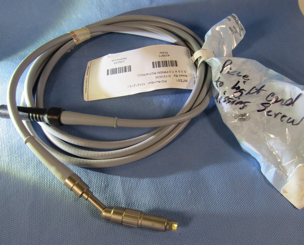 Karl Storz 10101 JA Prismatic Light Deflector Fiber Optic Cable AS-IS for PARTS