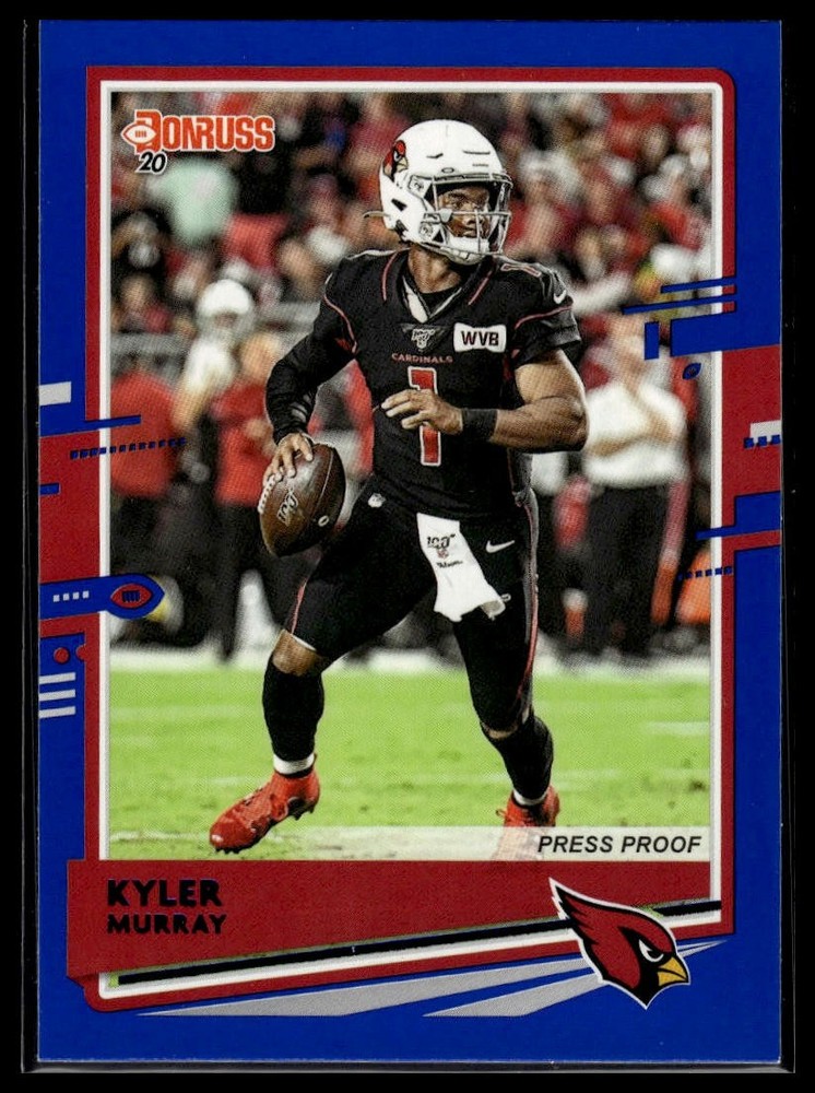 2020 Donruss #19b Kyler Murray Press Proof Blue Black jersey