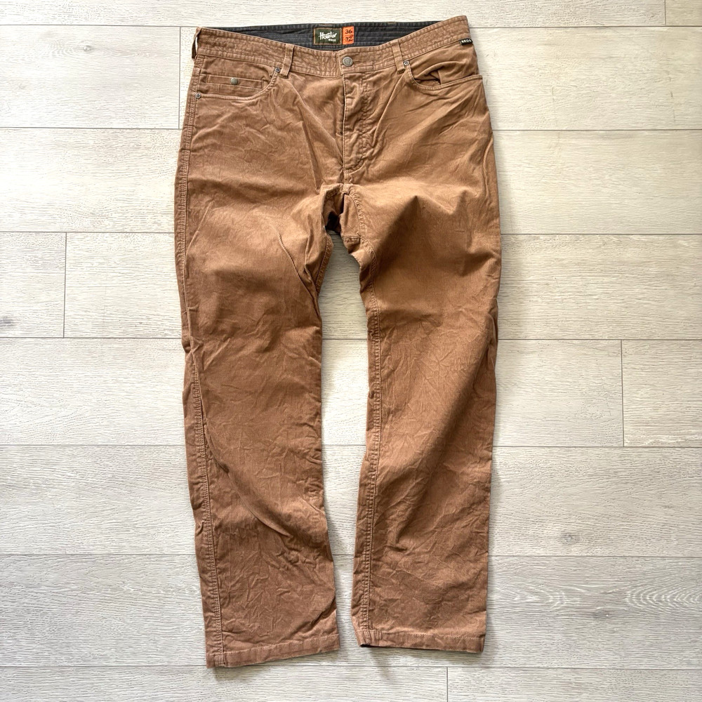 Howler Bros Frontside 5 Pocket Tan Brown Corduroy Pants Men's Size 36 x 32