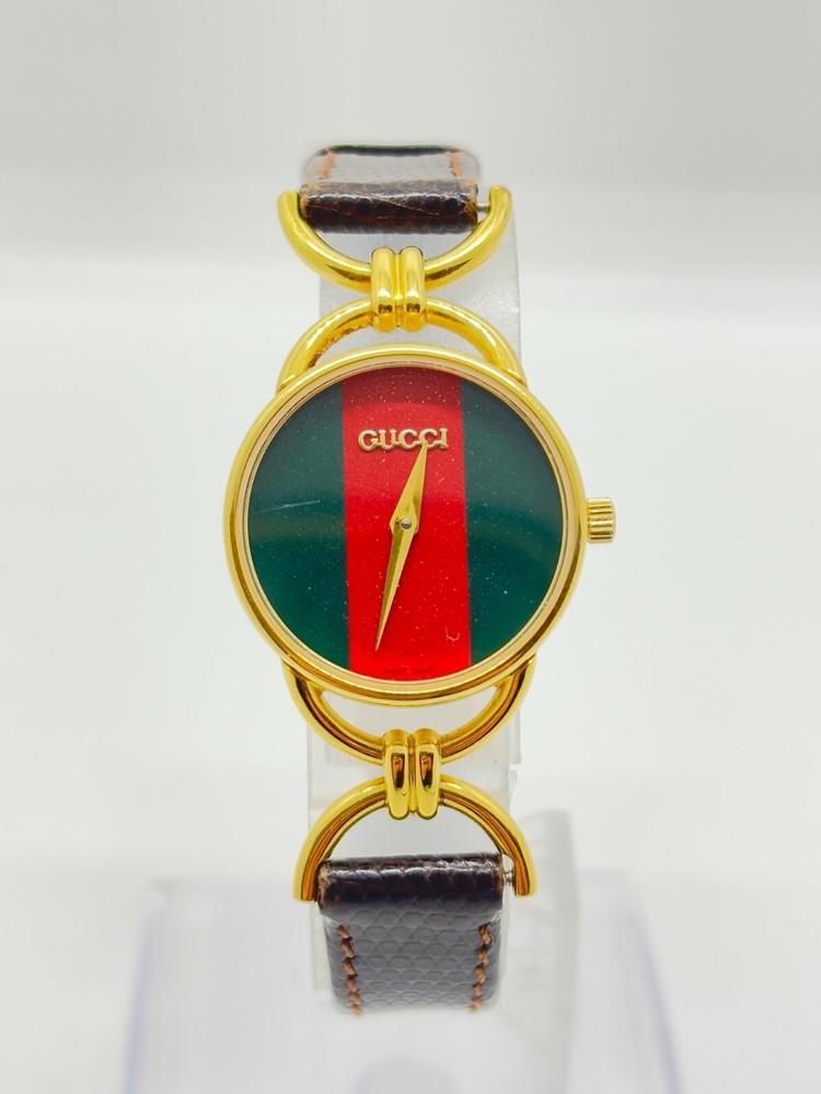 [Exc+5] Gucci Horsebit 6000.2.L White Gold Quartz Womens Watch Used Working F/S