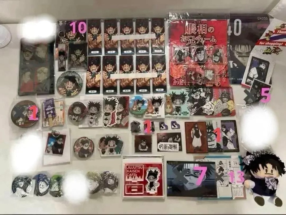 Jujutsu Kaisen Choso Goods Lot 85pcs Yuji Itadori Plush Included Set