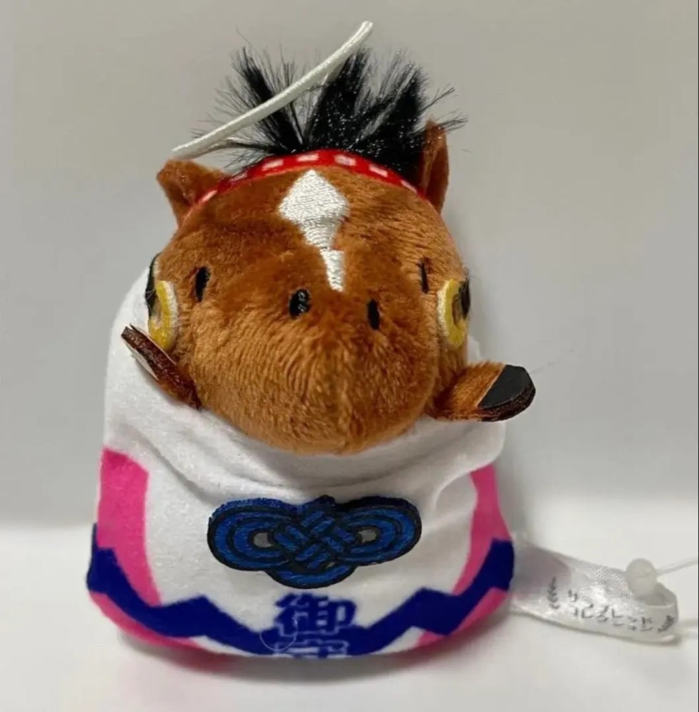 Thoroughbred Collection Tokai Teio Plush Talisman Figure JRA Omamori Mascot NEW