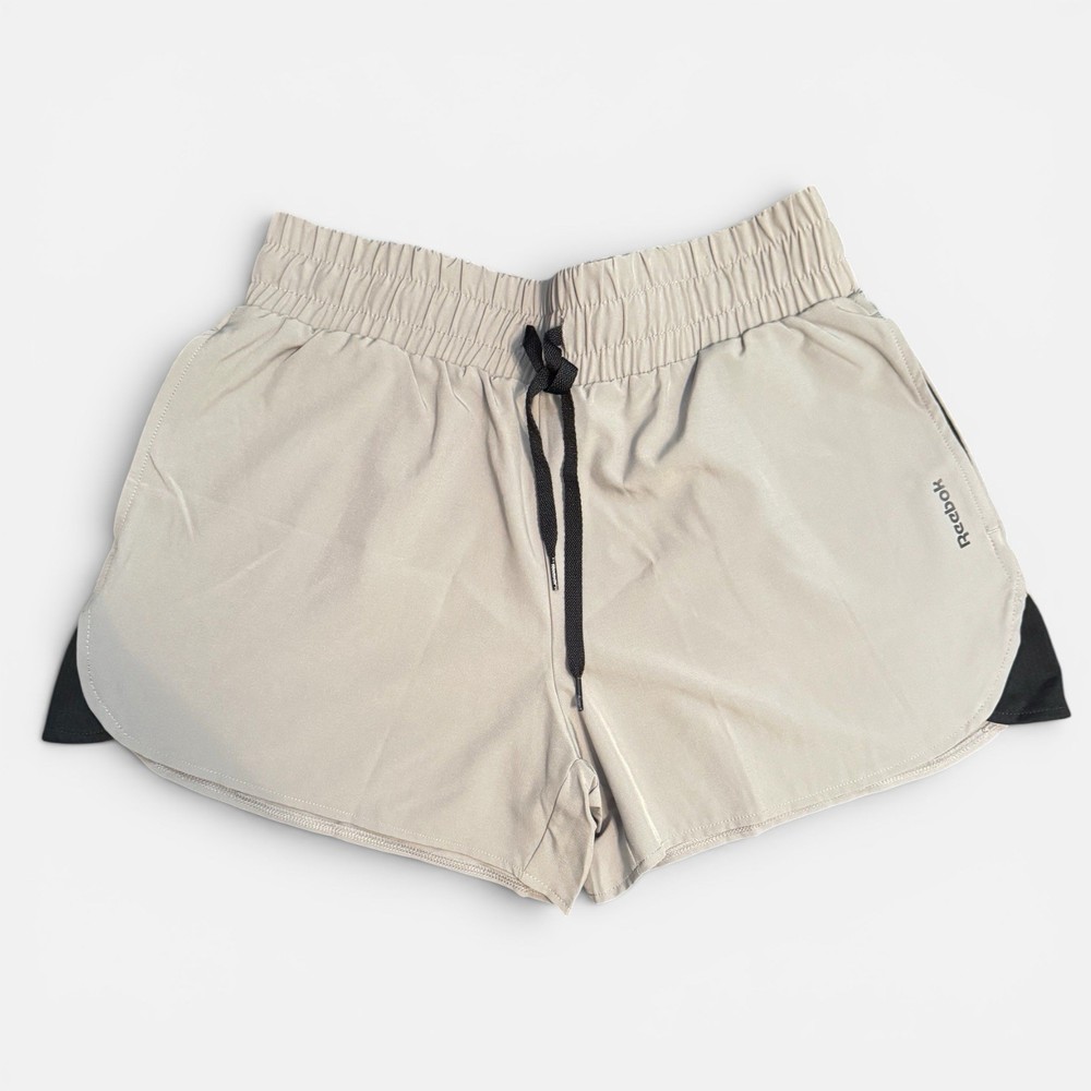 NWOT Women's Grey Reebok Running Shorts Size M W/pockets