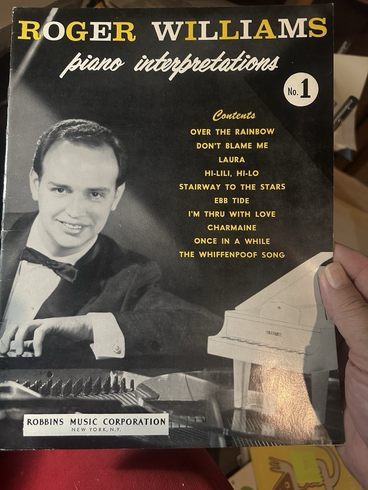 1956 Folio ROGER WILLIAMS PIANO INTERPRETATIONS