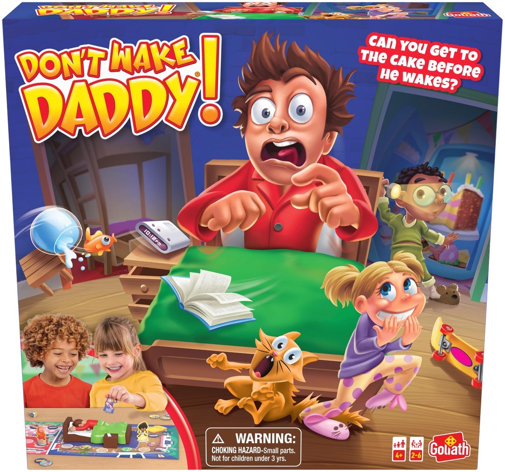 Don't Wake Daddy Board Game | Surprise Action Game for Kids | 2-6 Players, Ag...