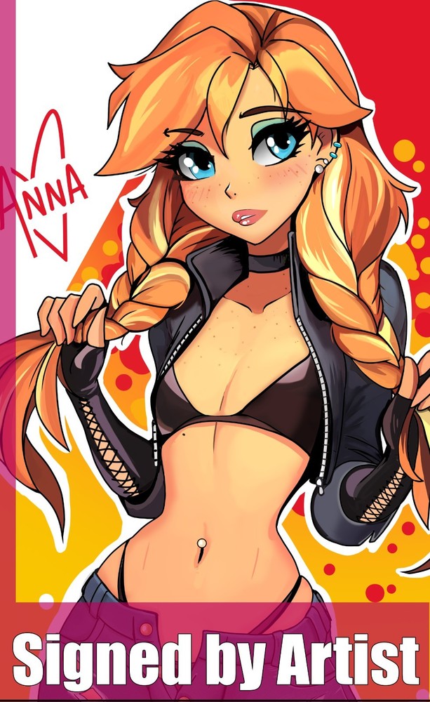 Anna Femboy TS Modern LGBTQ Frozen 11x17 in Art Print SIGNED Sexy Princess ALT