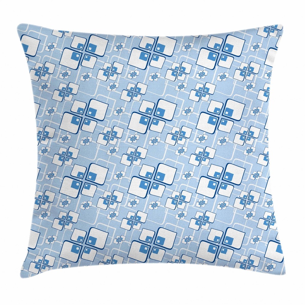 Vibrant Geometry Throw Pillow Covers in 8 Sizes for Stylish Home Decor
