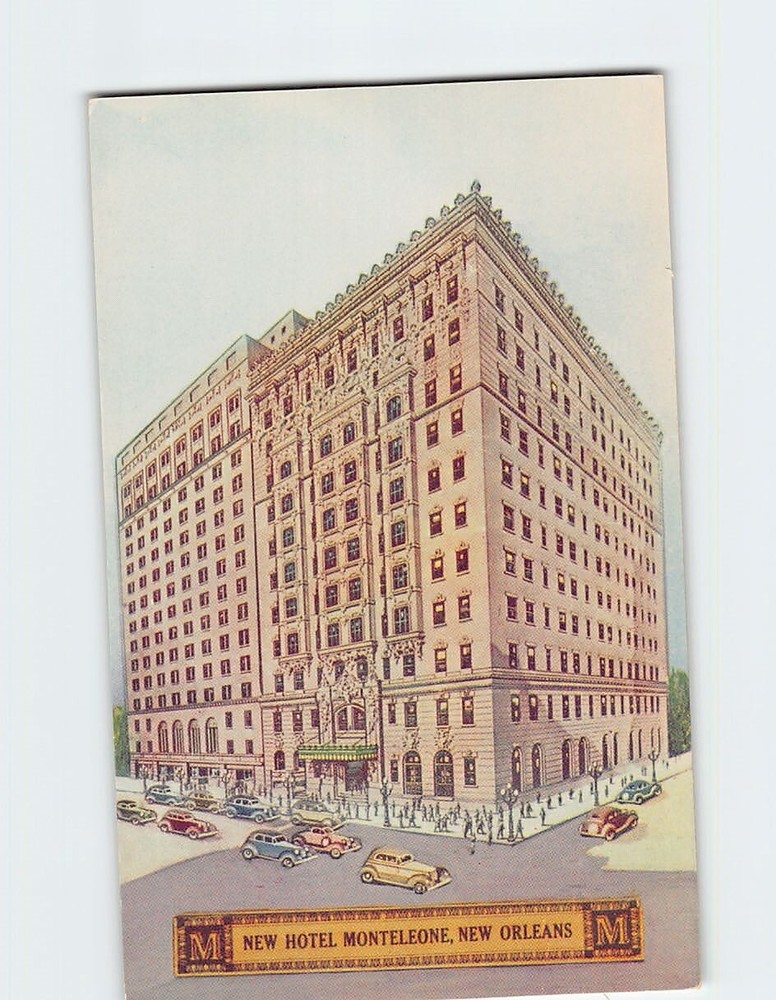 Postcard New Monteleone Hotel New Orleans Louisiana USA