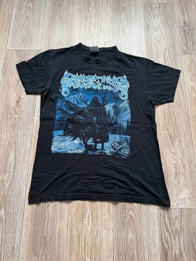 Vintage Dissection Storm of the Light's Bane T-Shirt Black Size L Black Metal