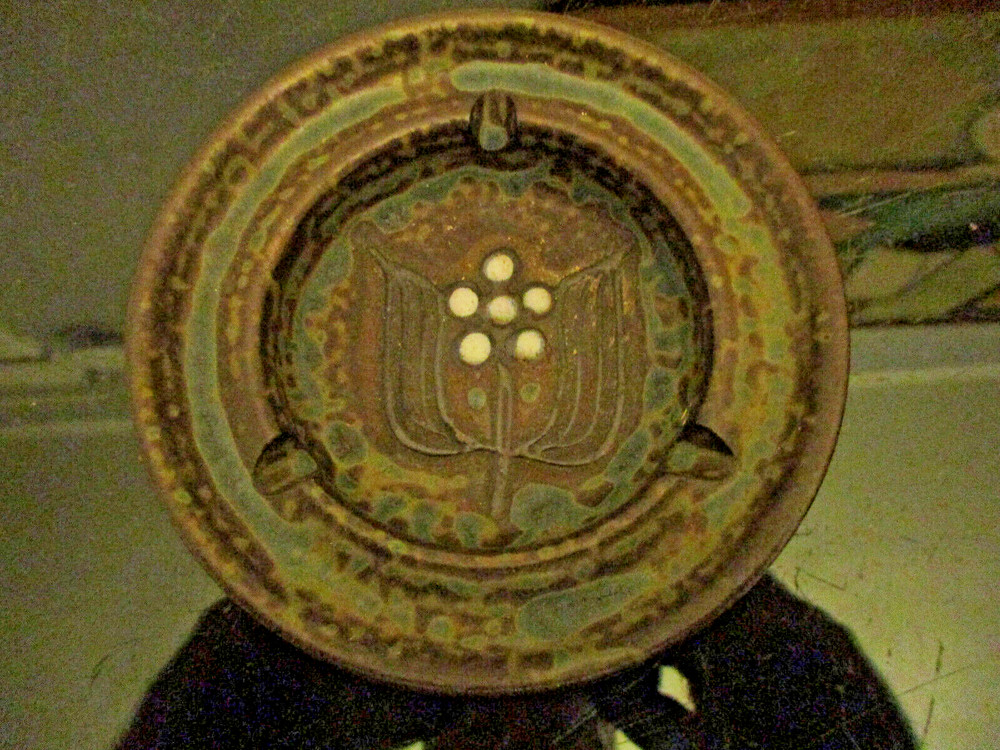 Vintage Ashtray Mid Century Danish Modern Retro Art Pottery Cigarette Holder