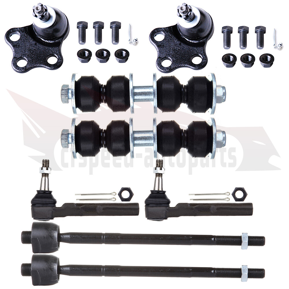 8pcs Front Suspension Kit for 1997-1998 Chevy Malibu - Ball Joints, Sway Bar Links, Tie Rod Ends