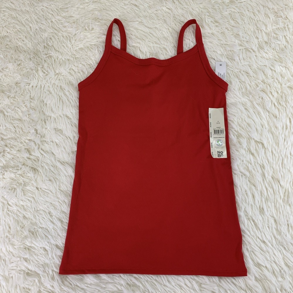 No Boundaries red ribbed cami medium