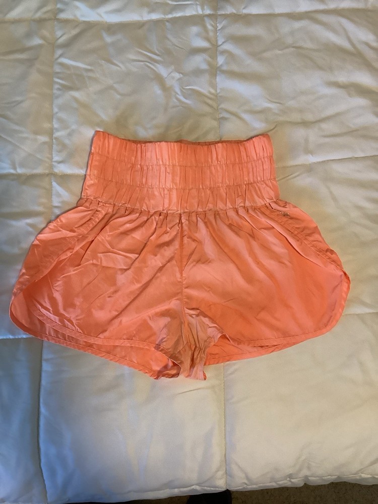 FP Movement Free People Women’s Running Shorts High Waist Size Medium Coral