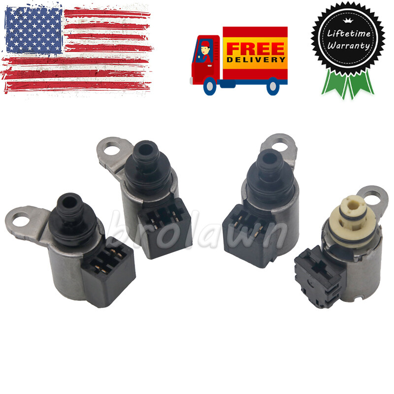 4Pcs JF011E CVT Valve Body Solenoids for Nissan Altima Rogue Dodge