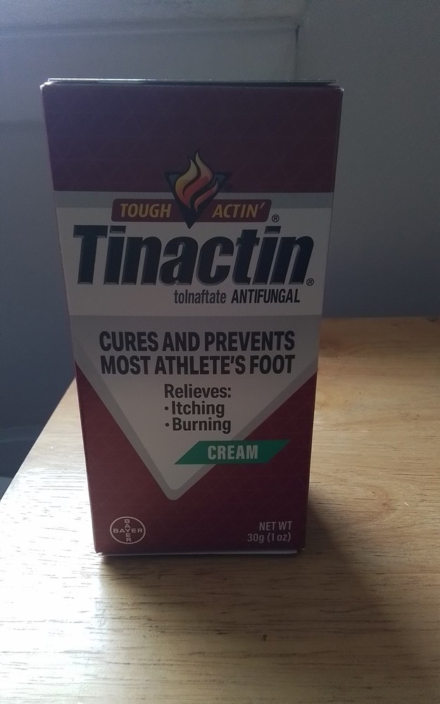 Tinactin Antifungal Foot Cream 1% Tolnaftate Treats Athlete's Foot Exp 6-2026