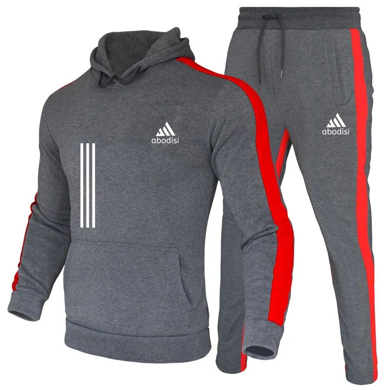 Autumn Fleece Hoodie & Pants 2-Piece Set - Cozy Combo Outfit  