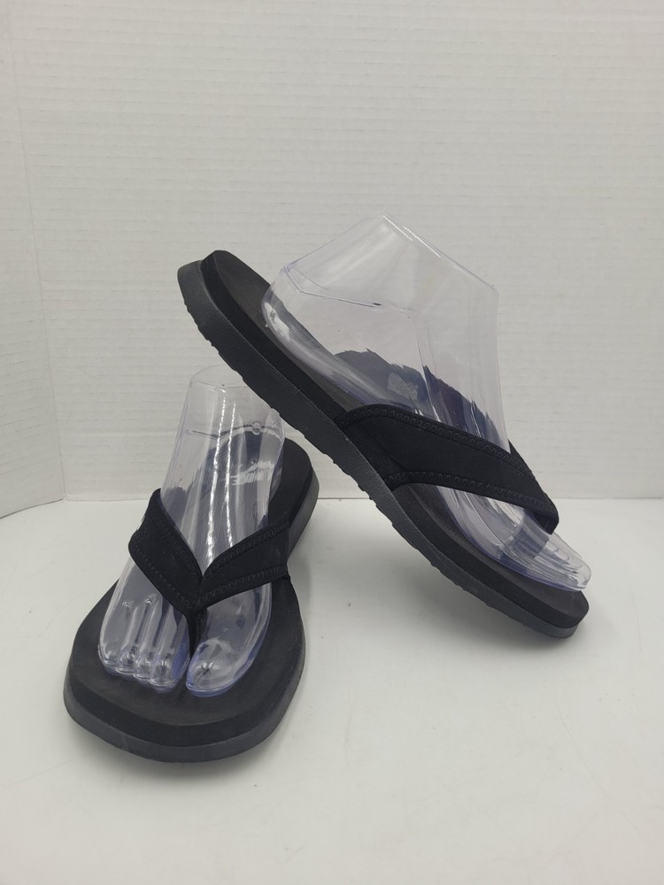 Nike Sandals Womens 9 Celso Thong Flip Flops Comfort Slip On 344087-010 Black
