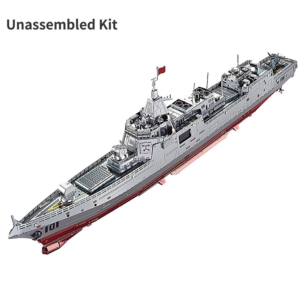 1:1000 3D Metal Ship Kits C22210 055 Destroyer Model Unassembled Kit DIY Model