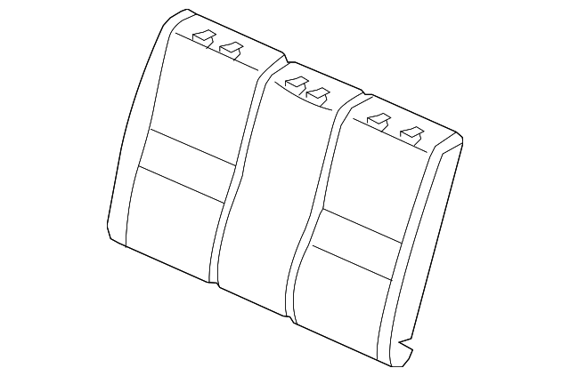 Genuine Honda Seat Back Pad 82122-SVA-A01