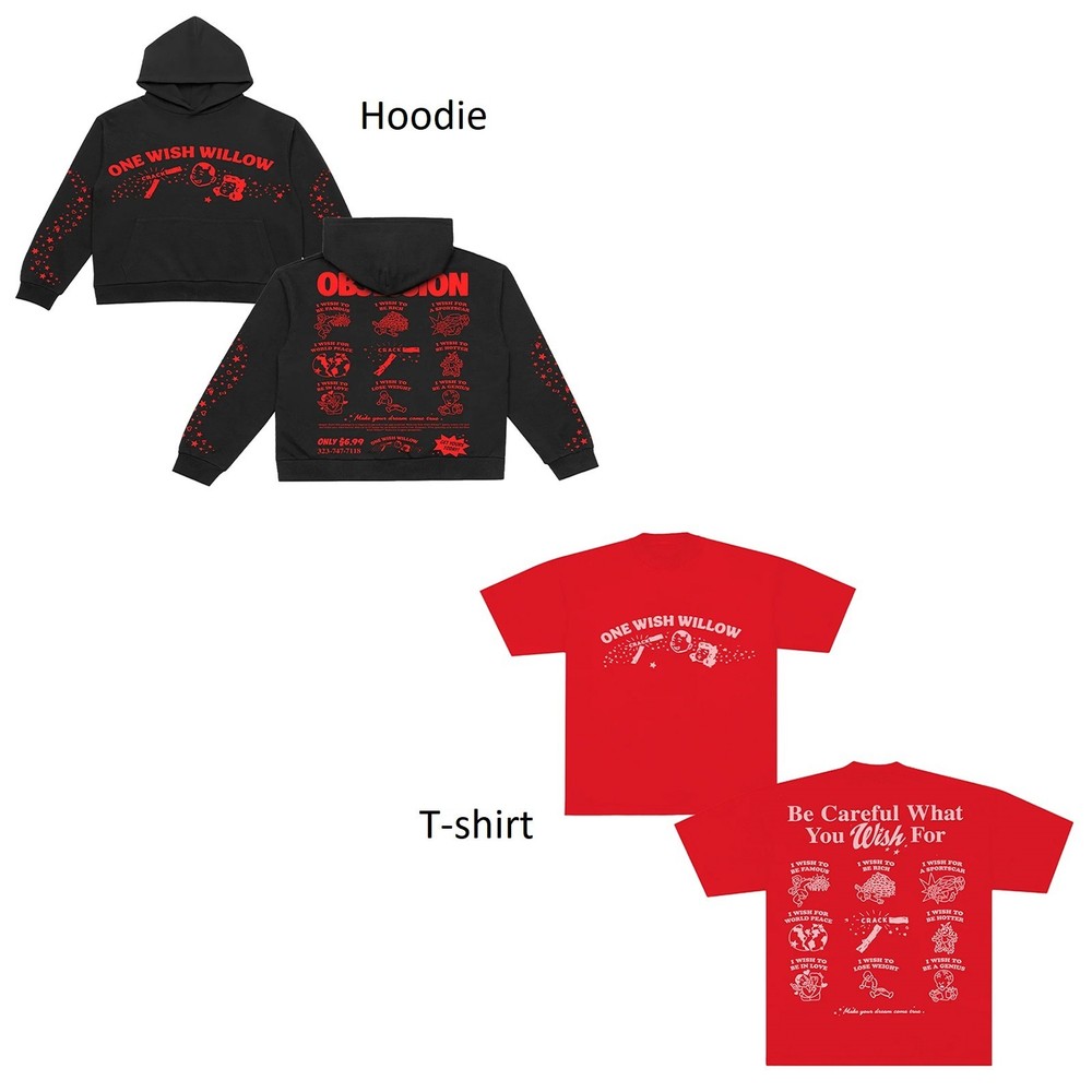 Cinegogue x Obsession Movie One Wish Willow Black Hoodie