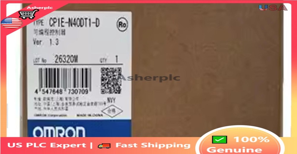NEW OMRON CP1E-N40DT1-D CP1EN40DT1D Programmable Logic Controller US Free TAX