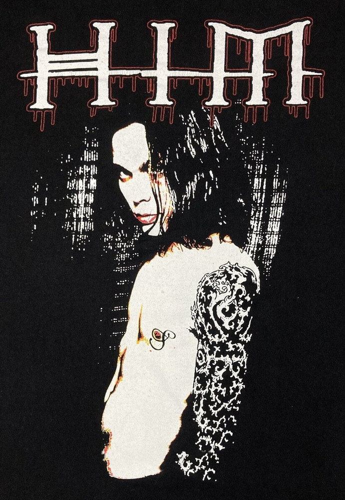 Collection HIM Ville Valo Band Gift For Fan Black S-2345XL T-shirt QA932