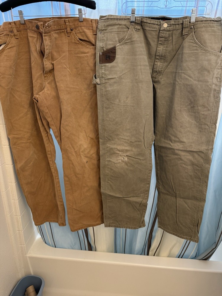 Wrangler Riggs durable cargo pants 40x32 with Dickies work pants