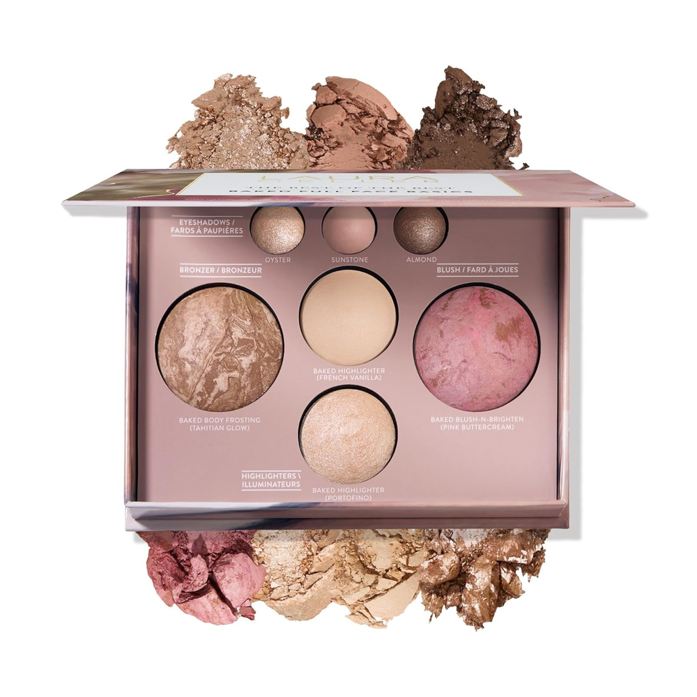 the Best of the Best Baked Palette - Full Size - Includes Bronzer, Blush, 2 High