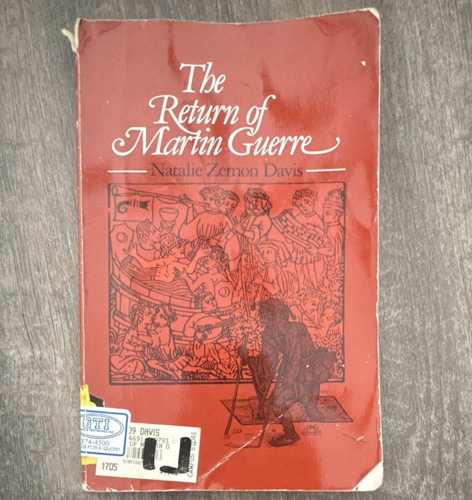 The Return of Martin Guerre PB Natalie Zemon Davis Harvard Univ Press