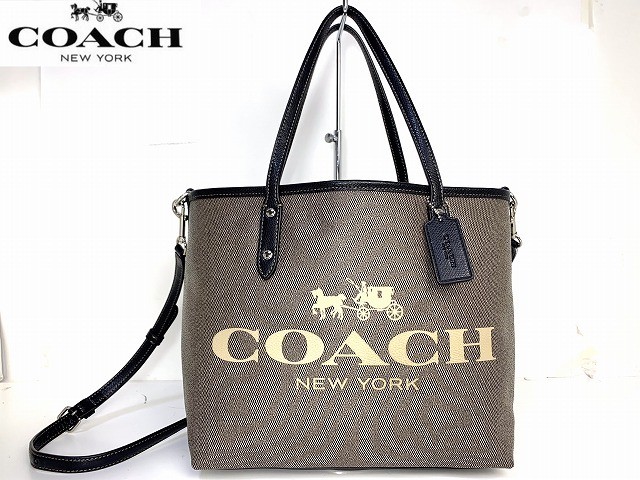 Like-new COACH Small Metro 2-Way Shoulder Tote Bag Free Shipping