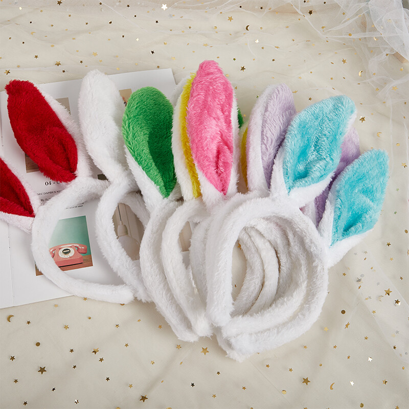 Cute Easter Bunny Ears Headwear Rabbit Ears Headband Rabbit Headwears Bunfi