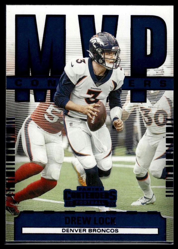 2020 Panini Contenders #MC-DLO Drew Lock MVP Contenders Blue