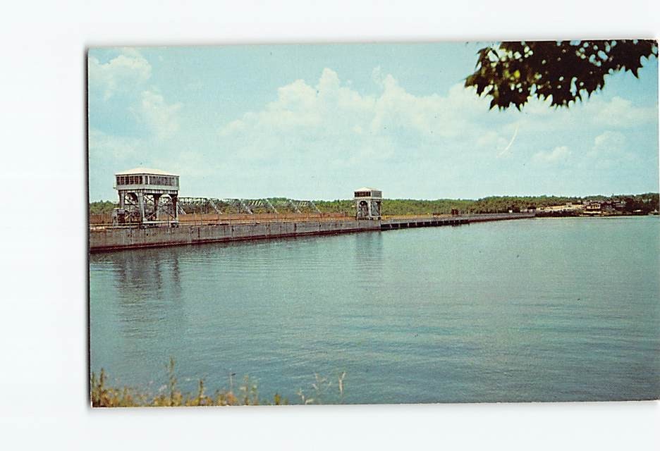 Postcard Bagnell Dam Lake of the Ozarks Missouri USA