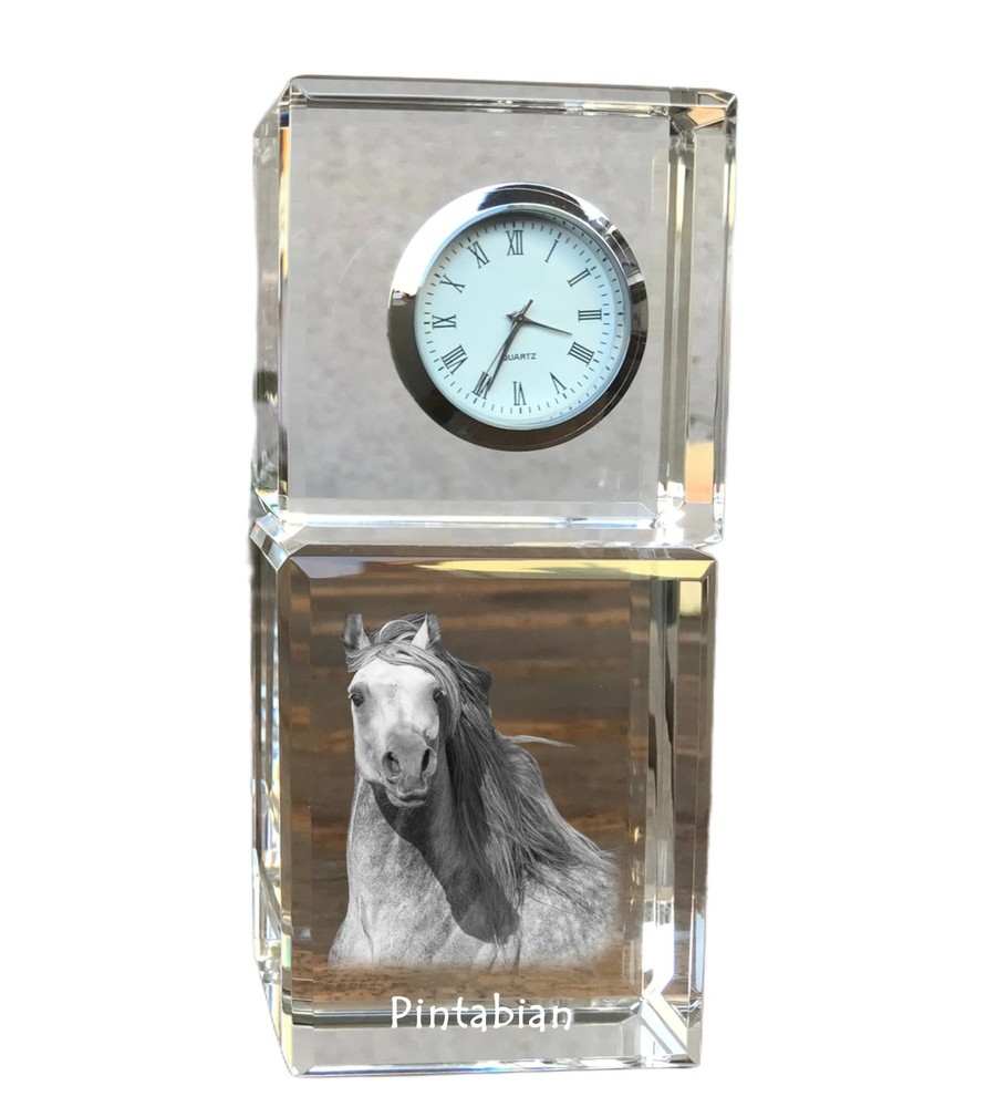 Pintabian - Crystal With Picture, Horse Picture IN Crystal, Personalized Scream