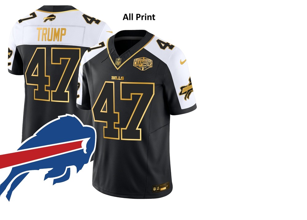 BuffaloxBills AFCxEastxChampions #47 DonaldxTrump Footbal Jersey-All Print