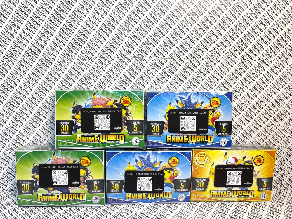 5 BOXES - 2026 POKEMON PIKACHU COSPLAY FE Cards - 150 Packs Peru 