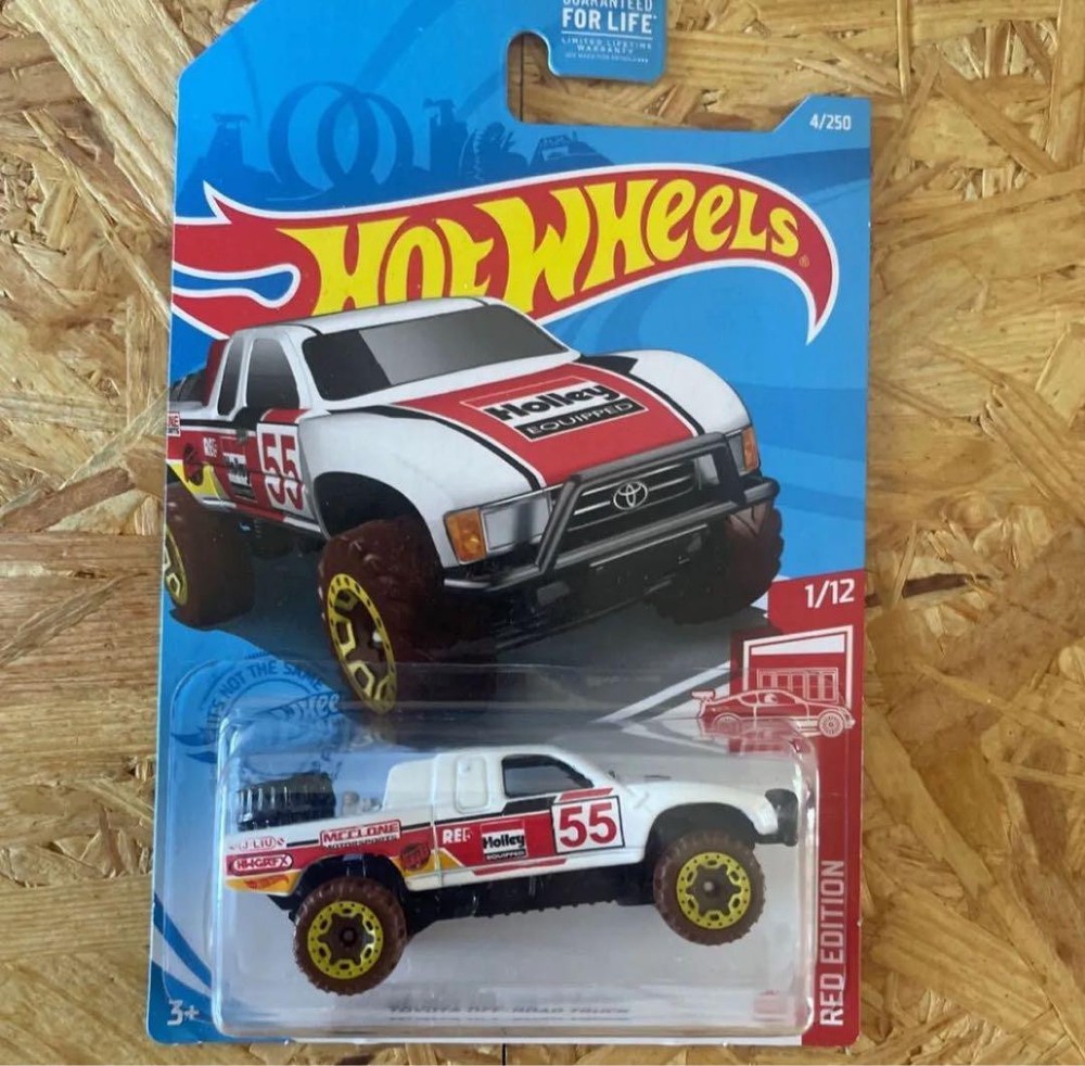 Hot Wheels Red Edition Toyota Offroad Truck Exclusive Target Minicar Diecast Collectible
