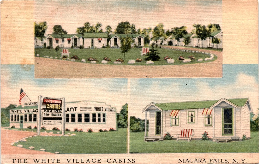 NIAGARA FALLS, N. Y., CABINS, RESTAURANT, 802 Postcard