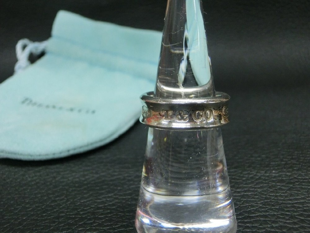 Tiffany & Co. 1837 Narrow Ring, Japan Size #11, US Size #6, Classic Jewelry