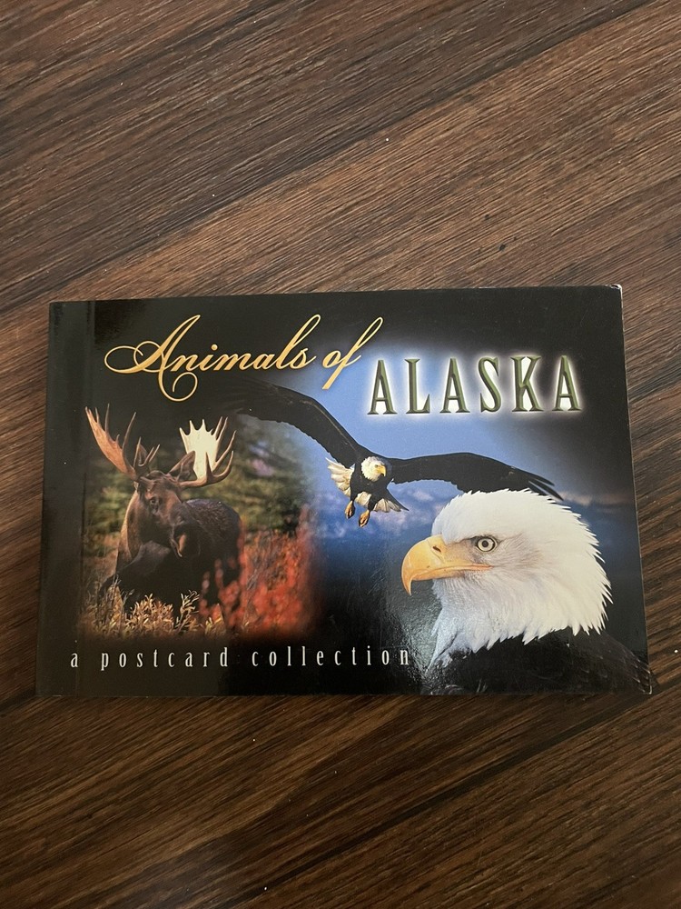 Animals of Alaska Collection Postcards Lot of 16 Wildlife Souvenir Moose Eagle