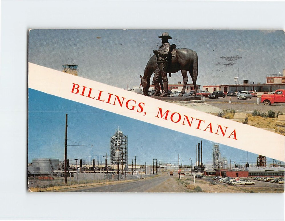 Postcard Views and Scenes in Billings Montana USA