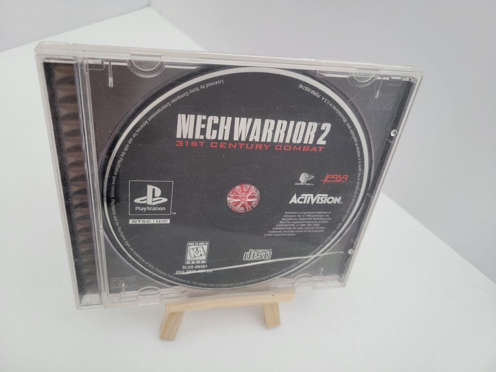 MechWarrior 2 (Sony PlayStation 1) missing front cover and manual tested working